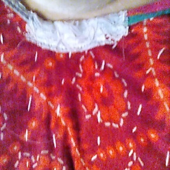 Kantha "Free Spirit" Long Kimono Reversible XL & Under Peacocks Handmade New - Picture 16 of 16